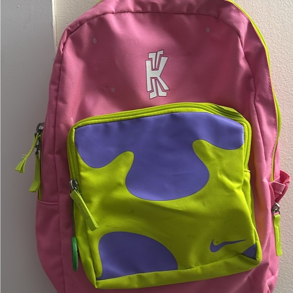 Nike Kids Pink and Lime Backpack